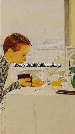 Norman Rockwell's "Boy in a Dining Car" Explained! 🎨✨