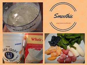 Smoothie using KitchenAid Immersion Blender
