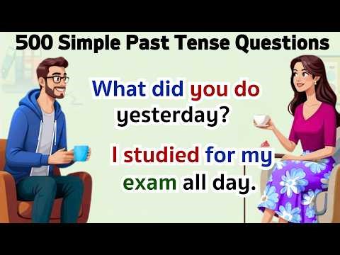 Simple Past Tense Practice | English Speaking Practice | Real Life Slow English Shadowing