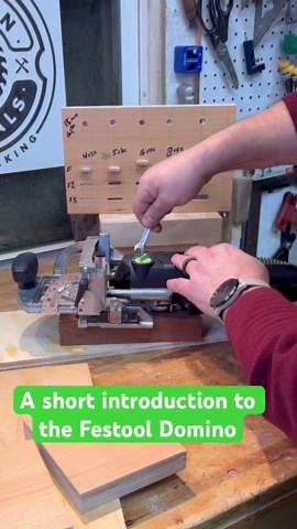 A short introduction to the features of the Festool Domino #woodworking #tools #workshop