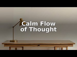 Calm Flow of Thought | Study & Focus Deep House | Focused Minimal Ambience