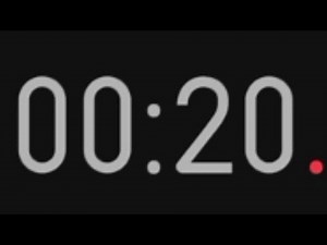 20 Second Countup Timer With Sound Effect (No Copyright)