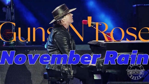【枪花乐队】《November Rain》经典现场，又到了听这首歌的季节！