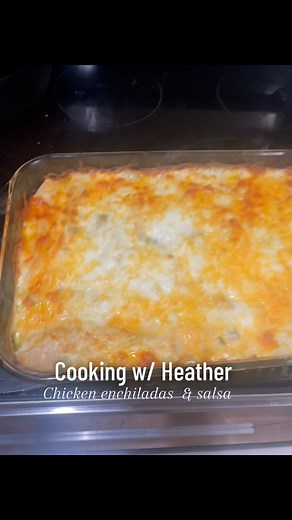 Heather Beck | Cooking with Heather Chicken Enchaladas #beckfamily | Instagram