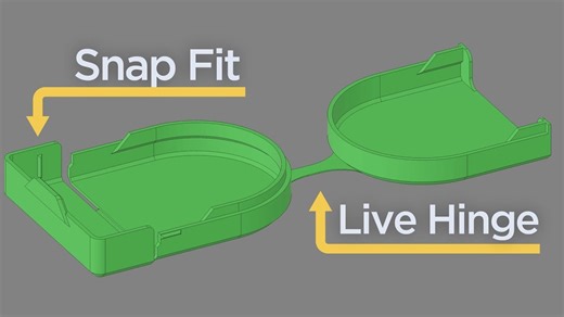 Layer by Layer – Snap Fit Case with Live Hinges