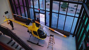 So how exactly did they get that helicopter in our new STEM building?! | Embry-Riddle Aeronautical University - Prescott Campus