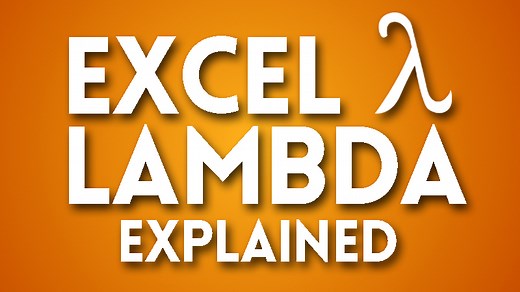 Excel LAMBDA Function Explained
