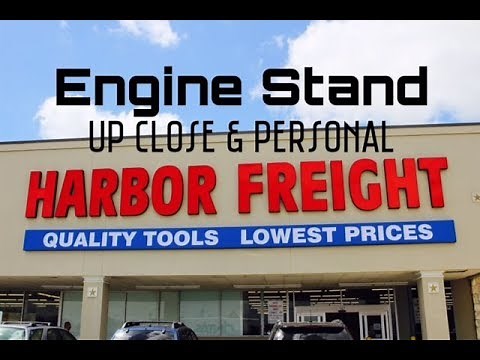 Harbor Freight Engine Stand Review - Rotating 750 pounds Item # 61238