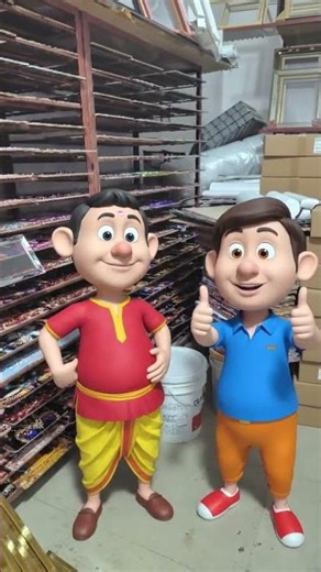 🔥 Motu Patlu Visited Ravindra Photo Frame 😍 | Crystal Photo Frame