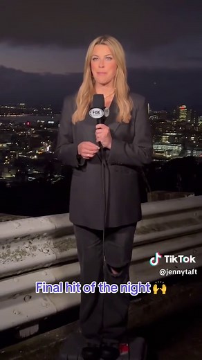 Life as a sports reporter at the World Cup! Worth it for the backdrop! 🎤 #newzealand #fifawwc #sportsreporter #sports