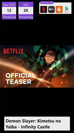 Demon Slayer: Kimetsu no Yaiba Infinity Castle I | Official Teaser