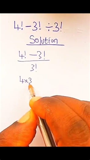 how to manipulate factorials #tutorial #maths #tutorials