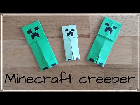 HOW TO: MAKE A MINECRAFT CREEPER | EASY PAPER MINECRAFT DIY