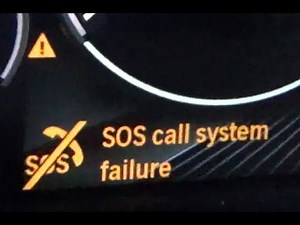 How do you replace the SOS system battery in the BMW X4?
