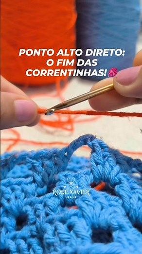 O FIM DAS CORRENTINHAS! #shortsyoutube #croches #pontosdecrochê #tutorialdecroche #crochet
