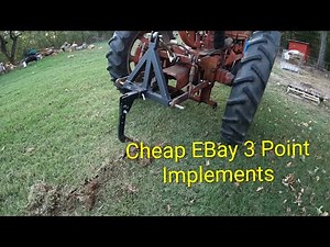 Testing eBay Implements with Antique Tractors