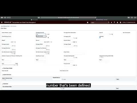 5 Using Line Items and Ship Units | Working with Order Releases | Oracle Transportation Mangmt | OTM
