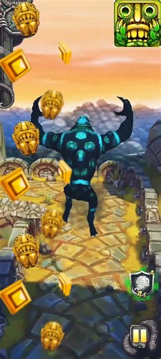 Temple Run 2 PERKS Activated DEMON MONKEY|RunTempleRun#templerun2#templerunapp#youtubeshorts#dragon