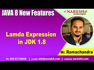 Java 8 New Features Tutorials | Lamda Expression in JDK 1.8 | Core Java Tutorias | By Mr.RamaChandra