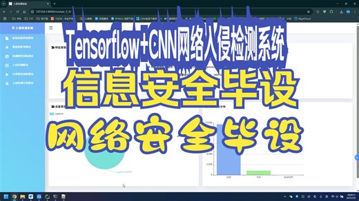 计算机毕业设计Tensorflow+CNN网络入侵检测系统 实时入侵检测 卷积神经网络 网络安全 信息安全 机器学习 深度学习 人工智能 大数据毕业设计