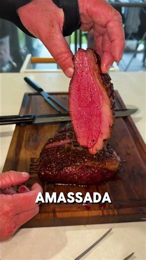 HE MADE A PICANHA STEAK BBQ! #bbq #picanha #meat