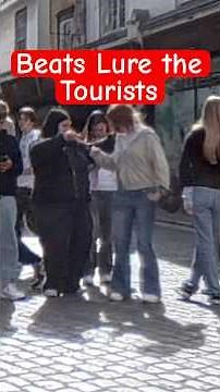 Beats Lure the Tourists #busking #dance #harmonica