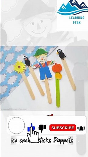 Popsicle stick puppets printable|How to make ice cream stick puppet|ideas|learningpeak