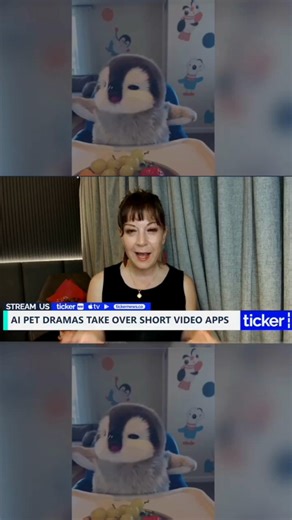 A new wave of AI-generated pet dramas is captivating millions on short-form video platforms, blending cute animals with soap opera-style storytelling. #ticker #tickernews #dogs #puppy #AI | Ticker News