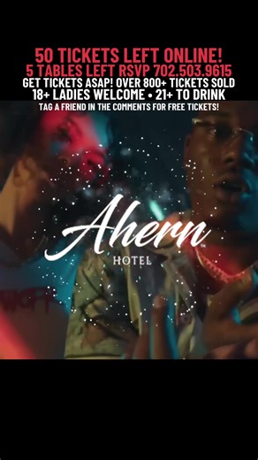 🚨 TICKET PRICES GO UP AFTER TODAY 🚨 🔥 JUST ANNOUNCED — @kalan.frfr Performing Live 🎤 🎆 LEVERAGE HOUSE NYE 2026 🎆 TWO PARTIES • ONE ROOF — Room 1: R&B Room 2: House ✨ LADIES FREE BEFORE 10PM ON GUEST LIST! ✨ 📍 Ahern Hotel — 300 W Sahara Ave 🕘 Doors at 9PM 🍾 Tables: 702-503-9615 🎟️ Tickets: NYE25LV.eventbrite.com 🚨 Dress Code Strictly Enforced! #nye #lasvegas #ladies #vegas #lasvegasstrip