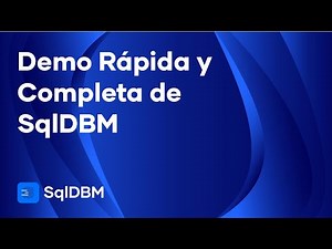 Demo rápida y completa de SqlDBM - 2022