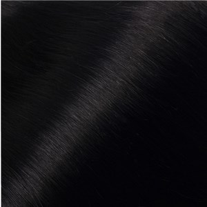 #1 Jet Black Hand Tied Weft