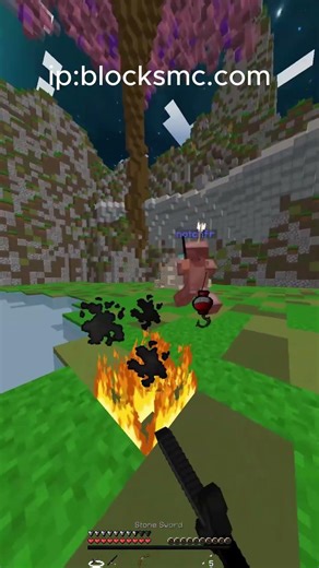 blocksmc I 1v1 #1v1 #minecraft #1vs4 #hypixel #gaming #pvp #bedwars #reels #shortsvideo