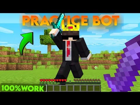 New Best pvp bot practice map for Mojolauncher/zalith launcher | 1.21.1 | 1.21.4100% working😱