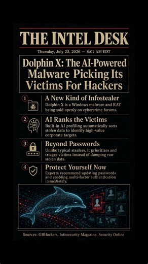 Dolphin X: AI Malware Is Choosing Who Hackers Target First