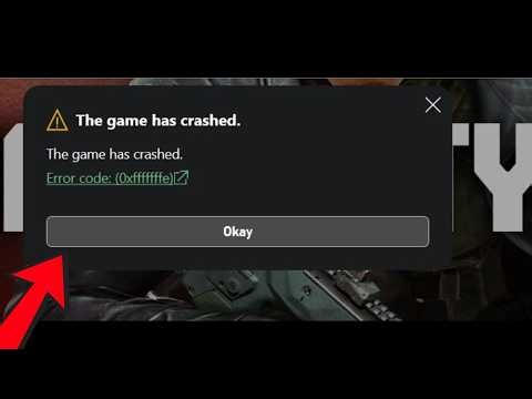 Fix Call Of Duty Games/Black Ops 7 Error Code 0xfffffffe The Game Has Crashed On PC (Gamepass)
