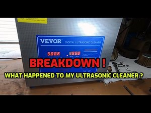VEVOR Ultrasonic Cleaner Stopped Working! ~ Here's How I Fixed It!