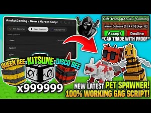 [🌱] NEW PET SPAWNER! 🦝 Grow a Garden 🌶️ Script! • No Key 🔥 *UNPATCHED* 🌈 100% Work ✅ - Anukul Hub V4