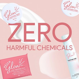 Our Hello Glow All-Natural Whitening Set is FDA approved and has NO harmful chemicals that may cause any damage to the skin!👍 All made with premium quality ingredients to fully rejuvenate the skin without pain and excessive peeling or dryness.💖⁣ ⁣ ⁣ #BecauseYourSkinMatters⁣ #HelloGlowOfficial | Hello Glow