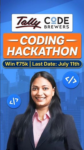 Coding Hackathon for College Students -Win ₹75,000 | Tally x Internshala