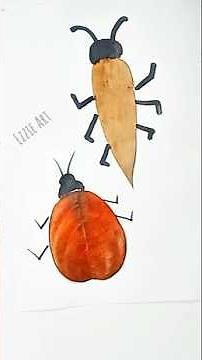 Leaf Insect Drawing Hack - How To Draw Bug That Look REAL | পোকামাকড় #explore #drawing #bug #hack