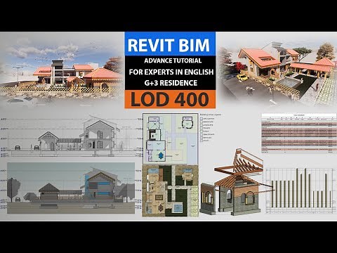 Revit BIM Live Project | Architecture + Structure LOD 400 CLASH DETECTION