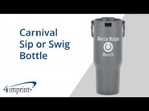 Carnival Sip or Swig Bottle from 4imprint