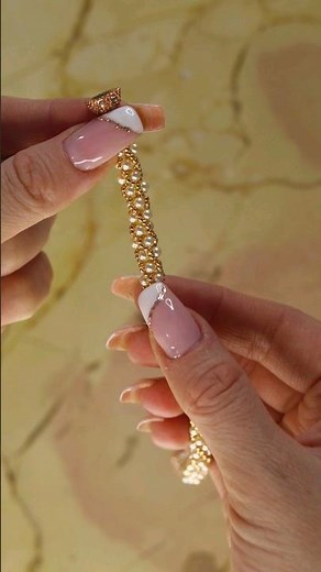 Russian Spiral Pearl Bracelet