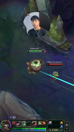 Combo Instantáneo con Tahm Kench en Top Lane