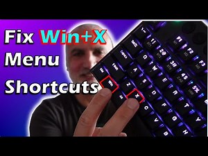 How to fix Win + X Windows keyboard shortcuts not working in Windows 11