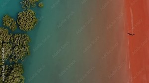 Tucked away out on the way to Broome Port is Simpsons Beach in Roebuck Bay. The colours of this beach are amazing as it’s a red sand beach which meets the beautiful blue water.