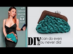 🎧RELAXING DIY SWEET PURSE BAG ✂️ NO Spend Money Idea 👜 ASMR Natural Sewing Sounds