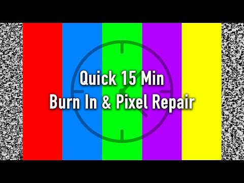4K UHD Screen Burn In and Stuck/Dead Pixel Fix for OLEDs, Amoleds | Quick 15 Min Fix!