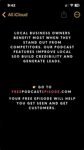 Your Business Needs This Free Podcast Episode #shorts