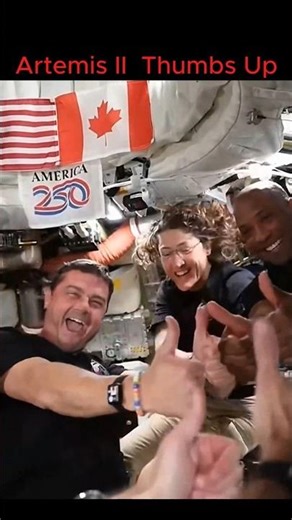 Artemis II - Thumbs Up After Rounding the Moon 🚀